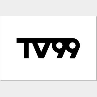 TV99 Formal Logo (Black) Posters and Art
